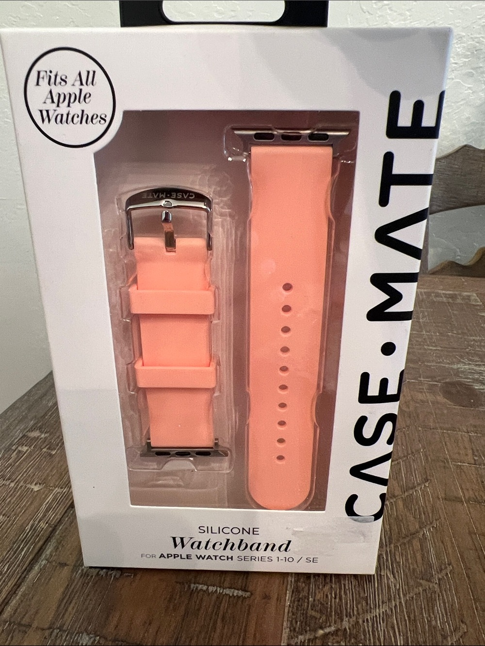 case-mate Coral/Peach Silicone Watch Band